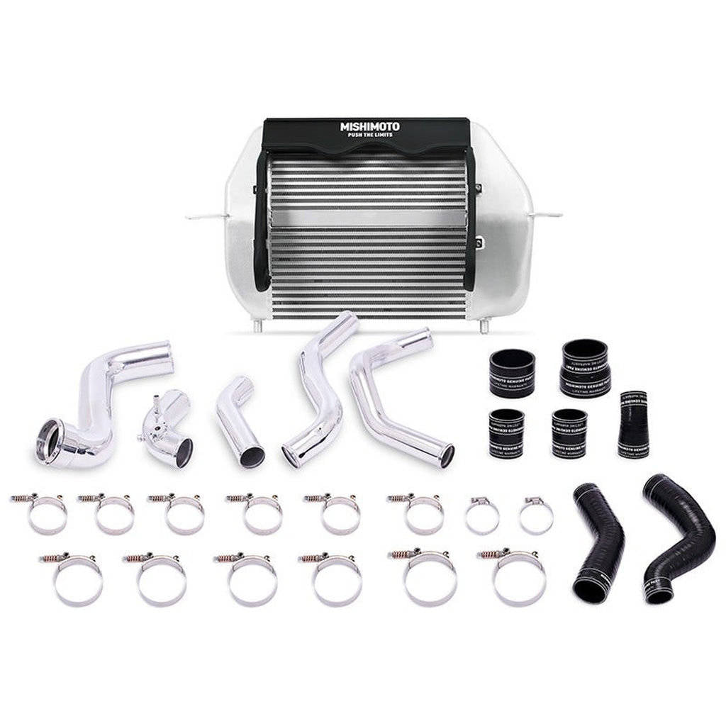 MISHIMOTO MMINT-F150-11KPSL FORD F-150 EcoBoost Intercooler Kit, 2011-2014 Silver Intercooler w/Polished Pipes Photo-0 