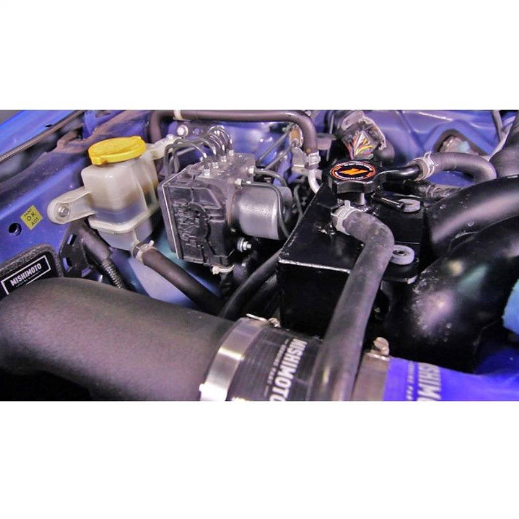 MISHIMOTO MMRT-WRX-08E SUBARU WRX Aluminum Coolant Expansion Tank, 2008-2014 Black Photo-7 