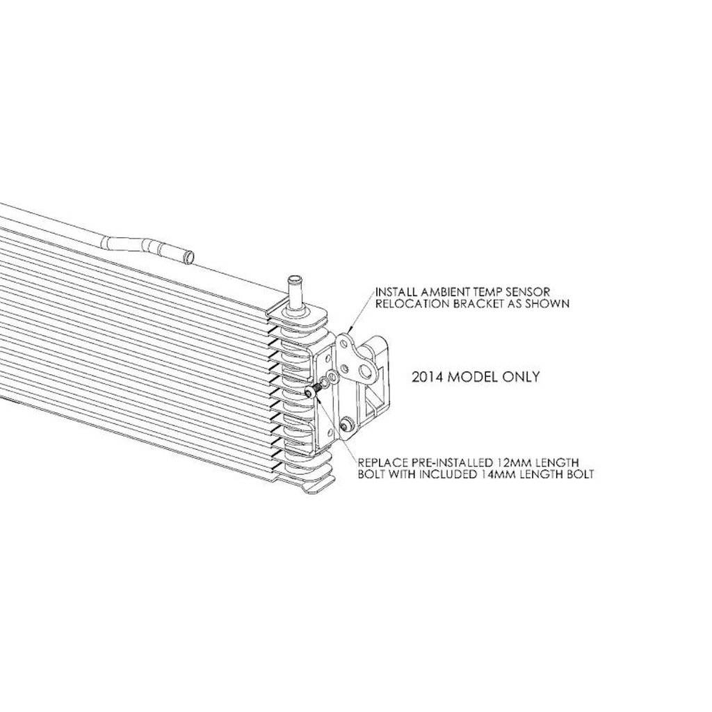 MISHIMOTO MMTC-K2-14 CHEVROLETSilverado 1500 V8 Transmission Cooler, 2014+ Photo-10 