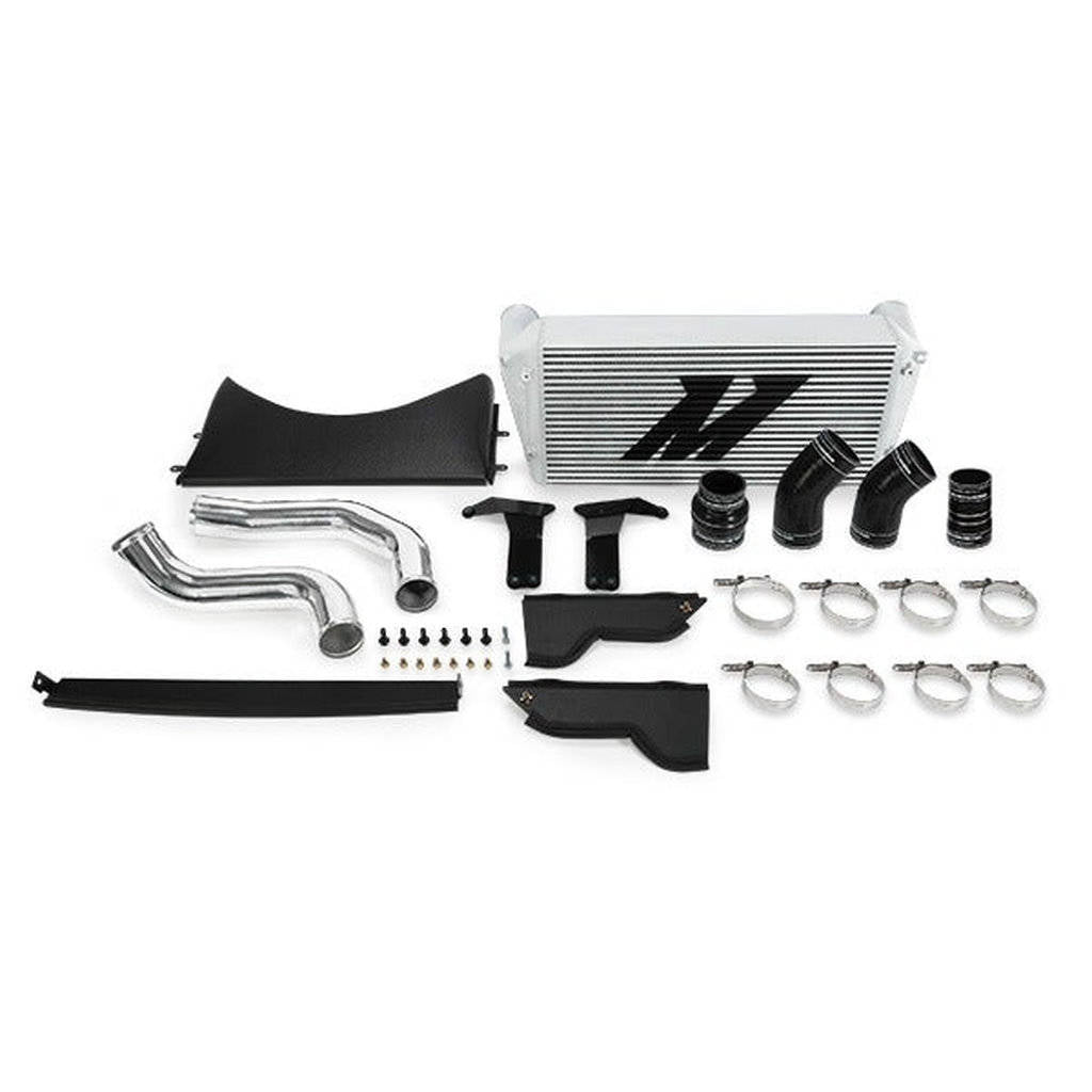 MISHIMOTO MMINT-RAM-13KSL DODGE 6.7L Cummins Intercooler Kit, 2013+, Silver Photo-0 