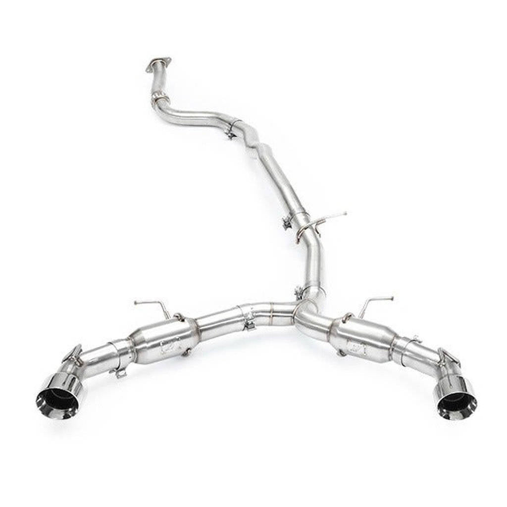 MISHIMOTO MMEXH-CAM4-16DTPP CHEVROLETCamaro 2.0T Dual Tip Pro Cat-Back Exhaust, 2016+, Polished Tips Photo-2 