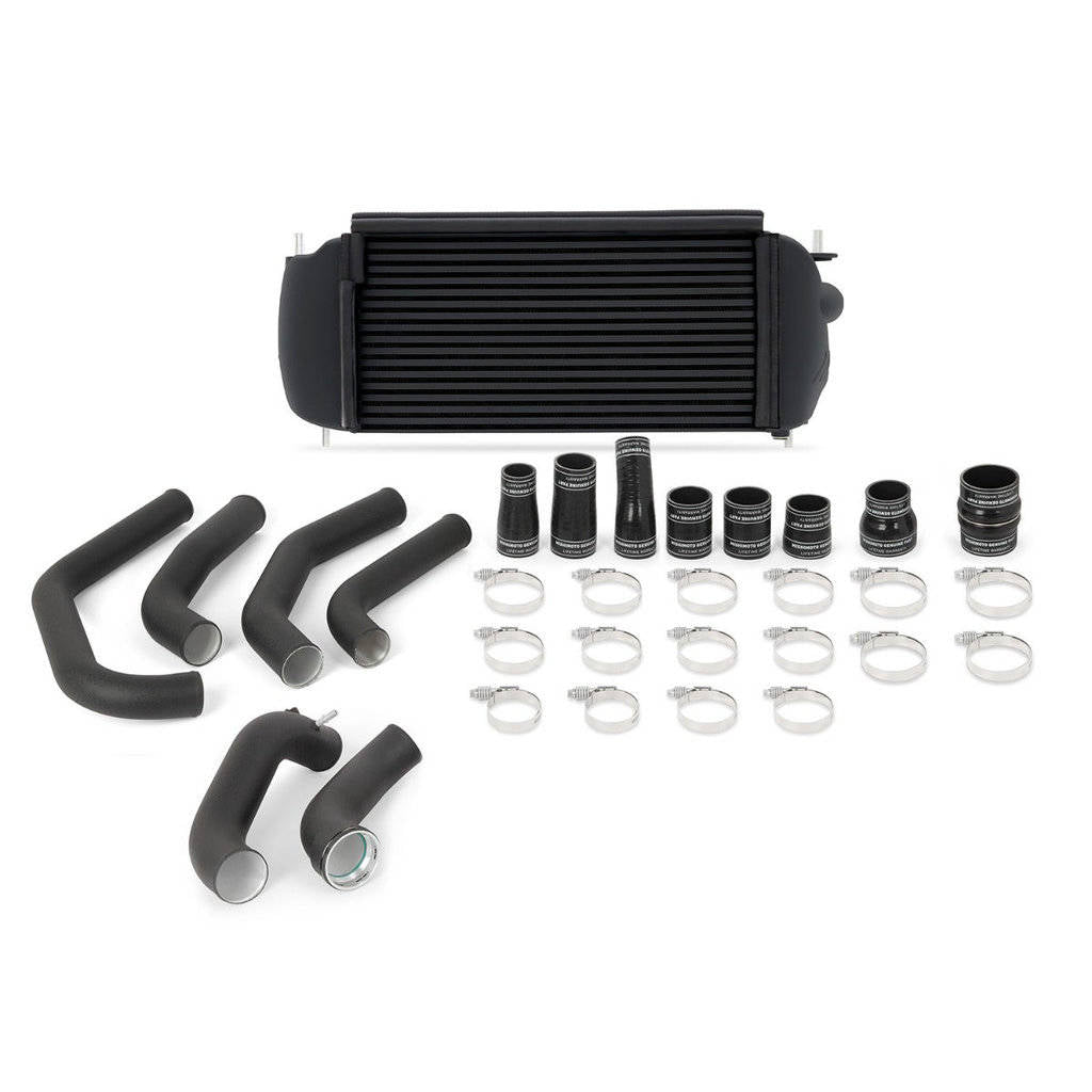 MISHIMOTO MMINT-F27T-15KBBK FORD F-150 2.7L EcoBoost Intercooler Kit, 2015-2017, Black Cooler, Black Pipes Photo-0 