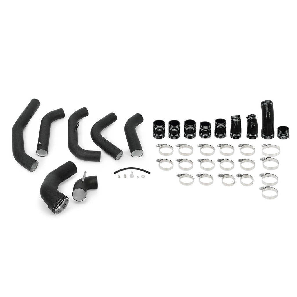MISHIMOTO MMINT-F35T-15KBSL FORD F-150 3.5L EcoBoost Performance Intercooler Kit, 2015-2016, Silver Intercooler, Black Pipes Photo-5 