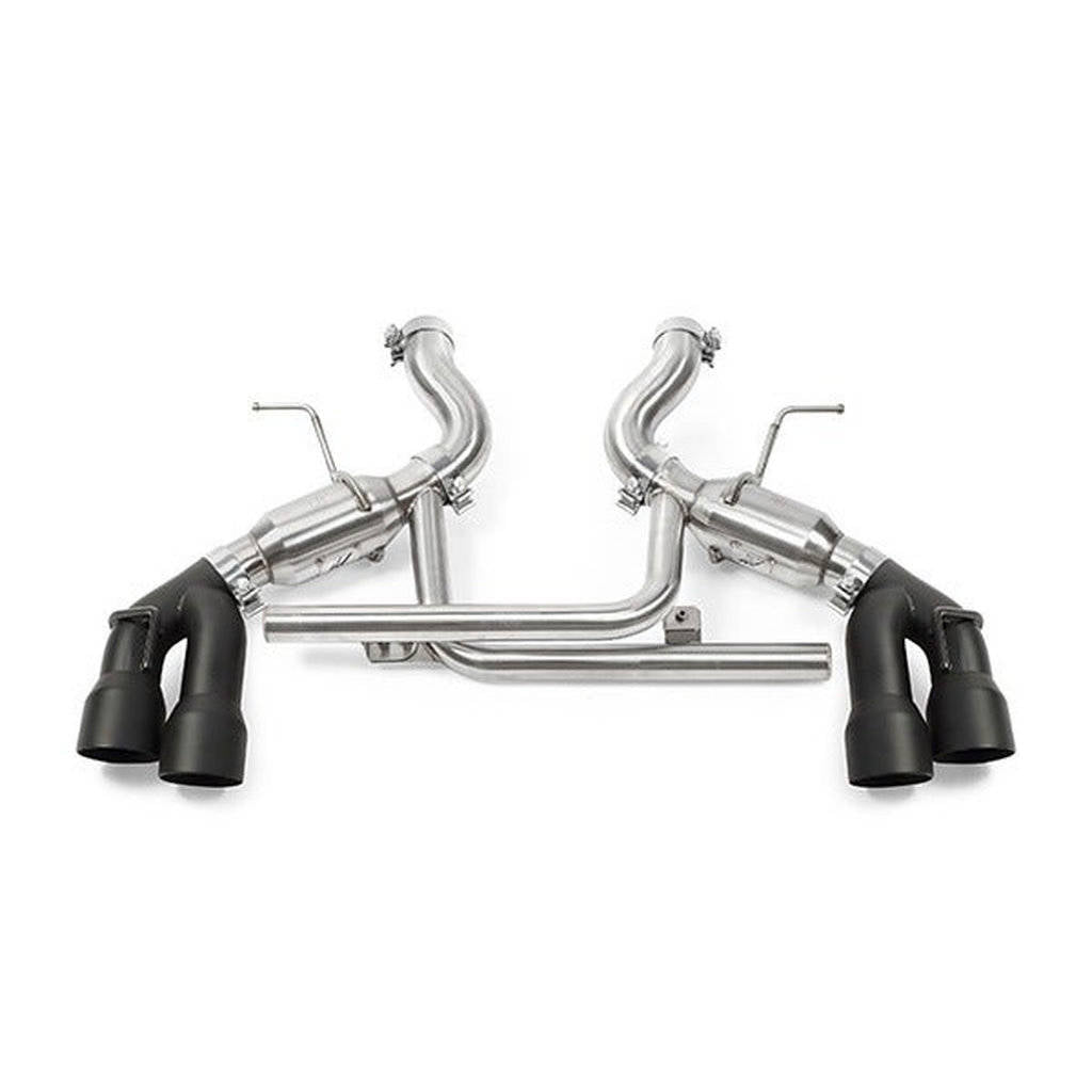 MISHIMOTO MMEXH-CAM8-16AQTPBK CHEVROLETCamaro SS Quad-Tip Pro Axle-Back Exhaust PreSale, 2016+ black Tips Photo-1 