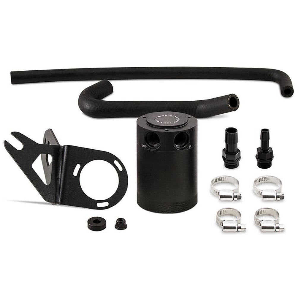 MISHIMOTO MMBCC-STNGR-18PBE KIA Stinger GT Baffled Oil Catch Can, PCV Side, 2018+ Photo-0 