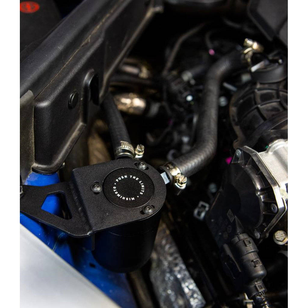 MISHIMOTO MMBCC-STNGR-18PBE KIA Stinger GT Baffled Oil Catch Can, PCV Side, 2018+ Photo-8 