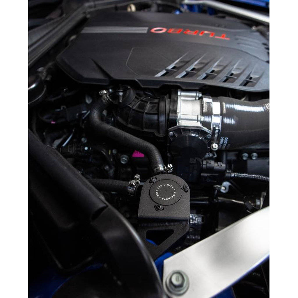 MISHIMOTO MMBCC-STNGR-18PBE KIA Stinger GT Baffled Oil Catch Can, PCV Side, 2018+ Photo-9 
