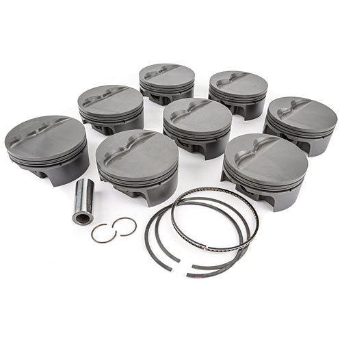 MAHLE 197723845 Pistons kit 87.50mm x 32.87mm CH, 94.0mm stroke,150.622mm rod,22.5mm pin,-15.3cc,364g,9.5CR, 2618 MAZDA MZR 2.3L DISI Photo-0 