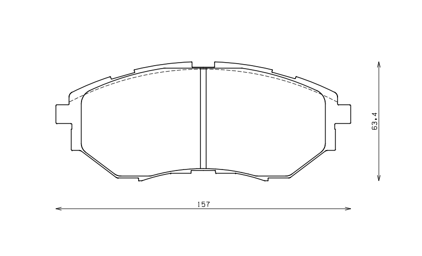 ENDLESS EP417MX72 Front brake pads SUBARU LEGACY Turbo/2.5GT/3.6/OUTBACK 3.6R/TRIBECA Photo-0 