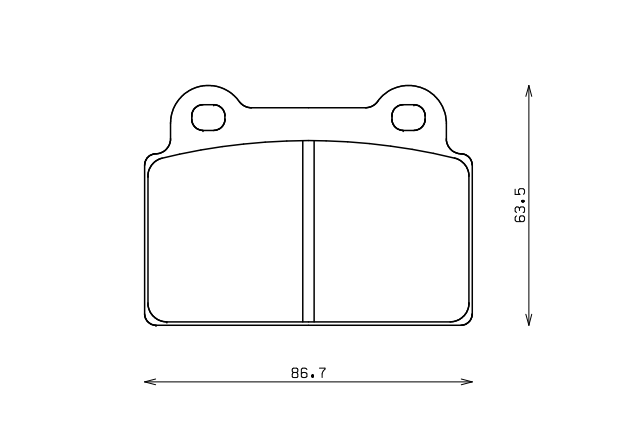 ENDLESS EP452MX72 Rear brake pads MITSUBISHI LANCER EVO 10 (08-12) Photo-0 