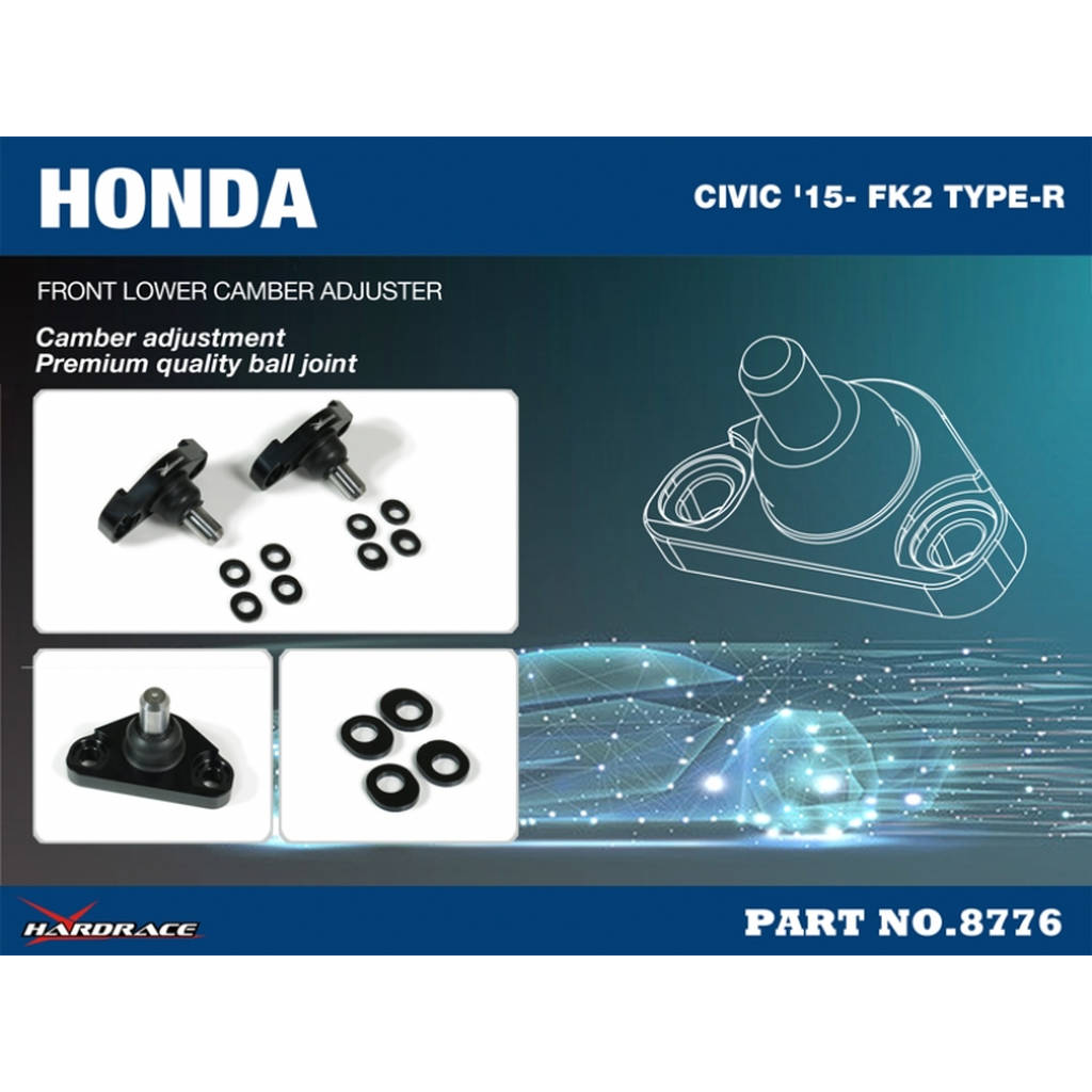 HARDRACE 8776 RC BALL JOINT HONDA CIVIC FK2 15- Photo-1 