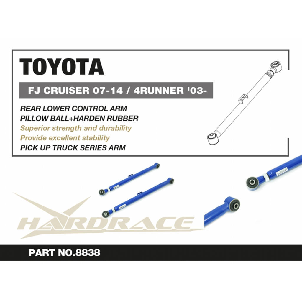 HARDRACE 8838 4X4 ARMS TOYOTA FJ CRUISER 07-17 Photo-4 