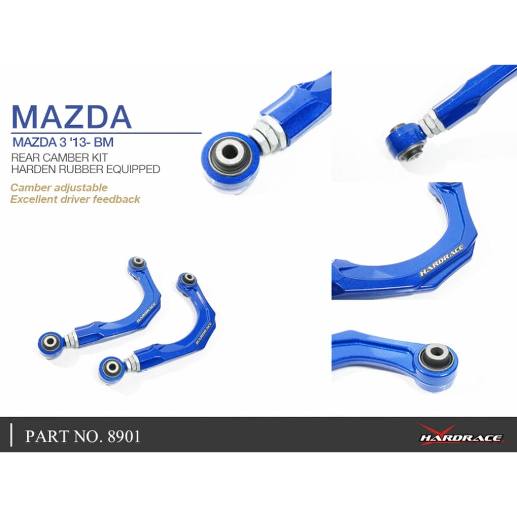 HARDRACE 8901 ADJ. CAMBER/TOE/CASTER ARM- MAZDA MAZDA 3 BM 13 Photo-4 