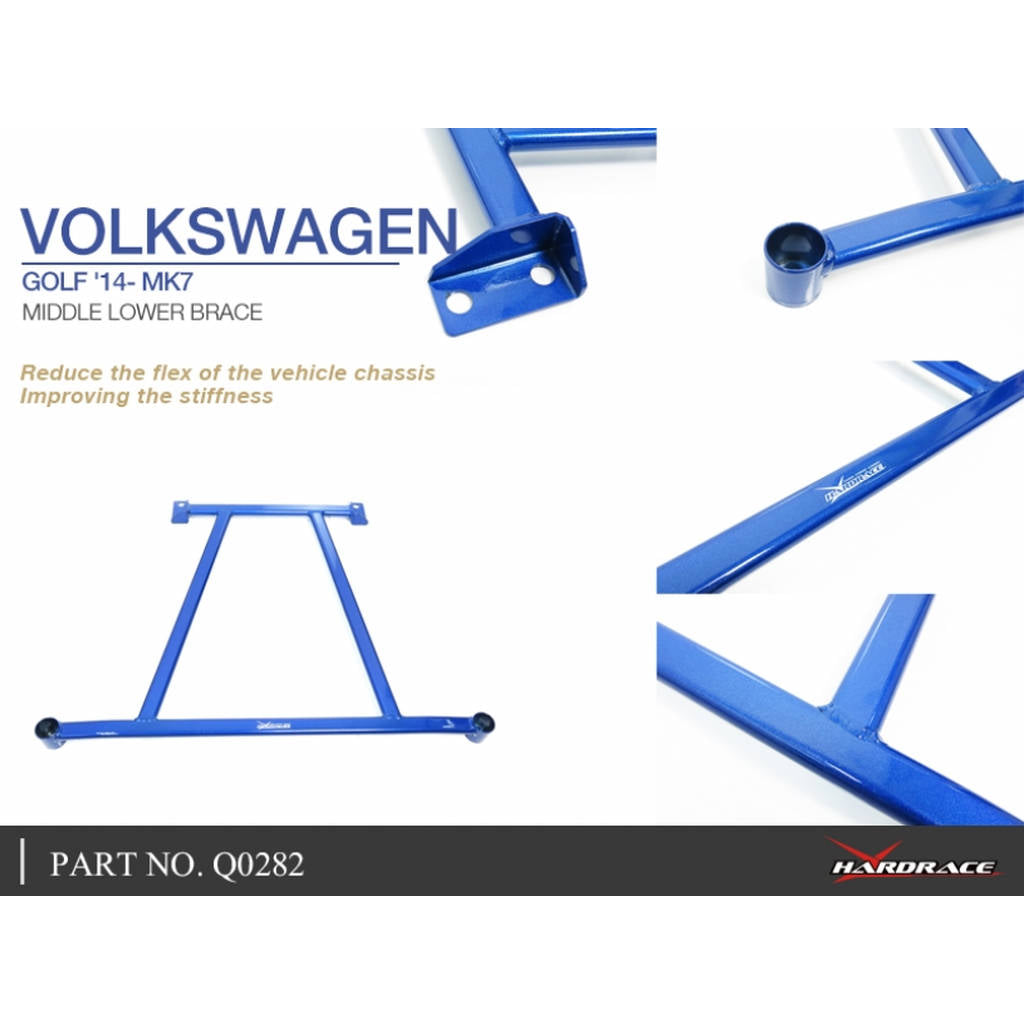 HARDRACE Q0282 BODY REINFORCED BAR VW GOLF MK7 14- Photo-5 
