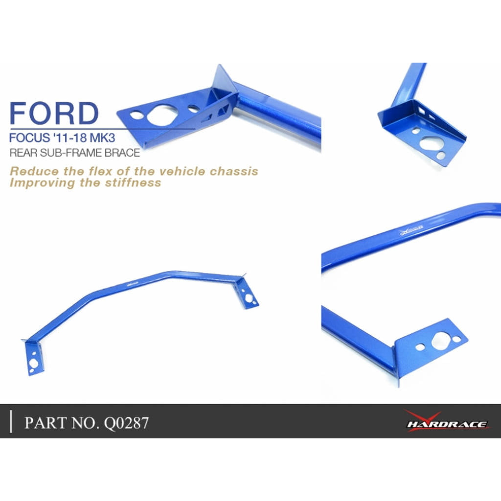 HARDRACE Q0287 BODY REINFORCED BAR FORD FOCUS MK3.5 14- Photo-5 