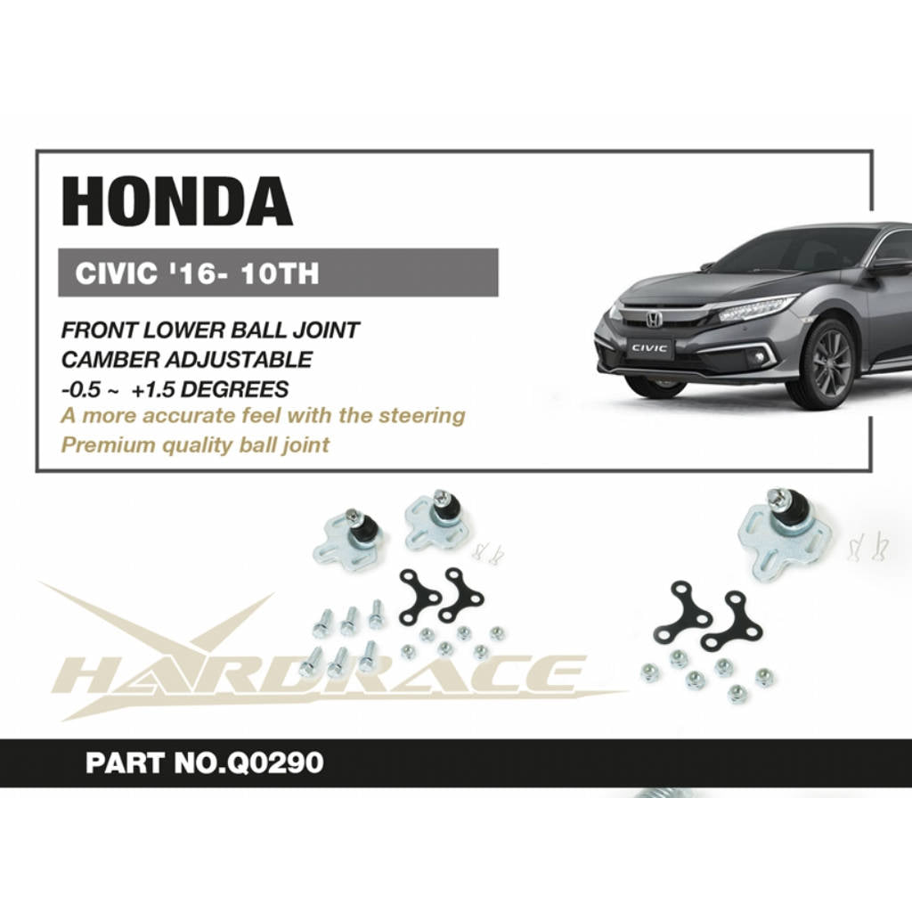 HARDRACE Q0290 RC BALL JOINT HONDA CIVIC FC/10TH 16- Photo-4 