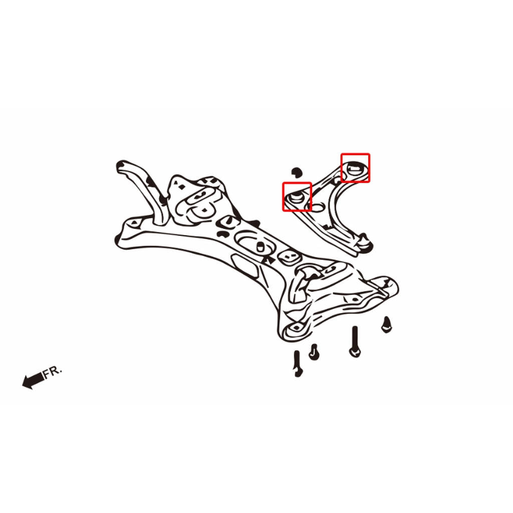 HARDRACE Q0455 HARDEN RUBBER BUSHING NISSAN MARCH K13 10 Photo-7 