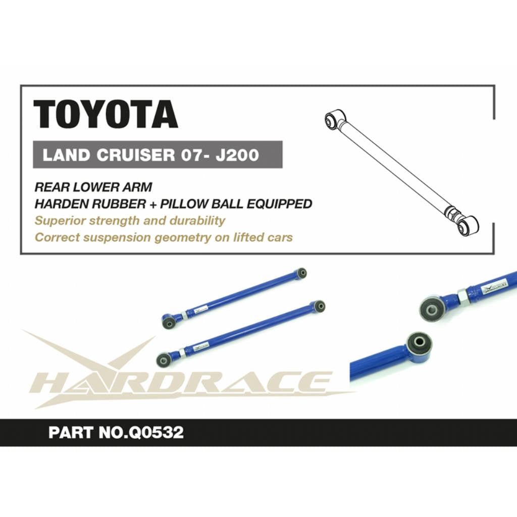 HARDRACE Q0532 4X4 ARMS TOYOTA LAND CRUISER J200 07- Photo-1 