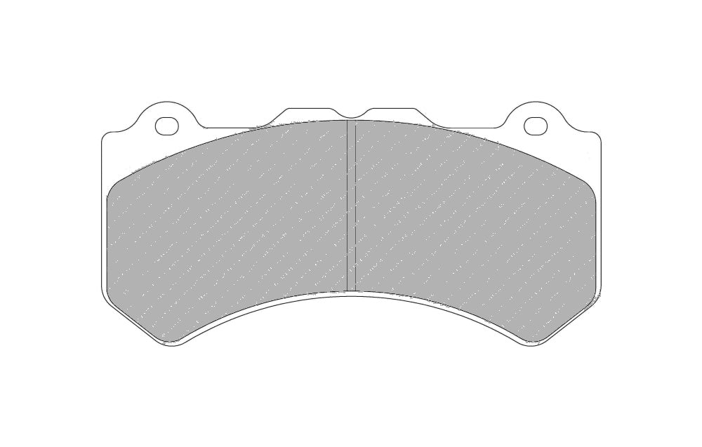 FERODO FRP3133H Front Brake Pads DS2500 for AUDI RS6 (C6) / CHEVROLET Corvette (C7) Photo-0 