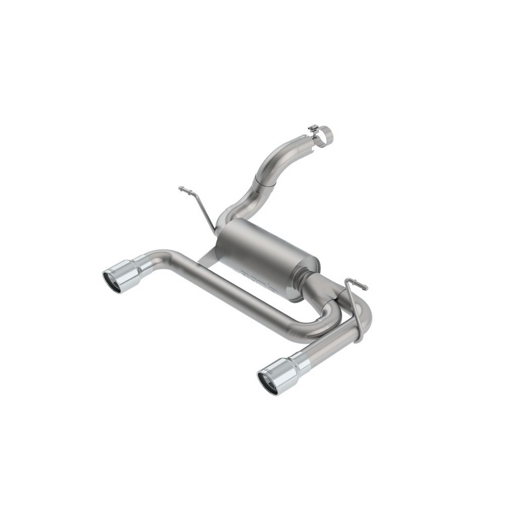 BORLA 11956 Exhaust System Axle-Back S-Type, 2.75", 2.5" (3.5" Tips) for JEEP Wrangler 3.6L (JL / JLU) 2018- Photo-0 