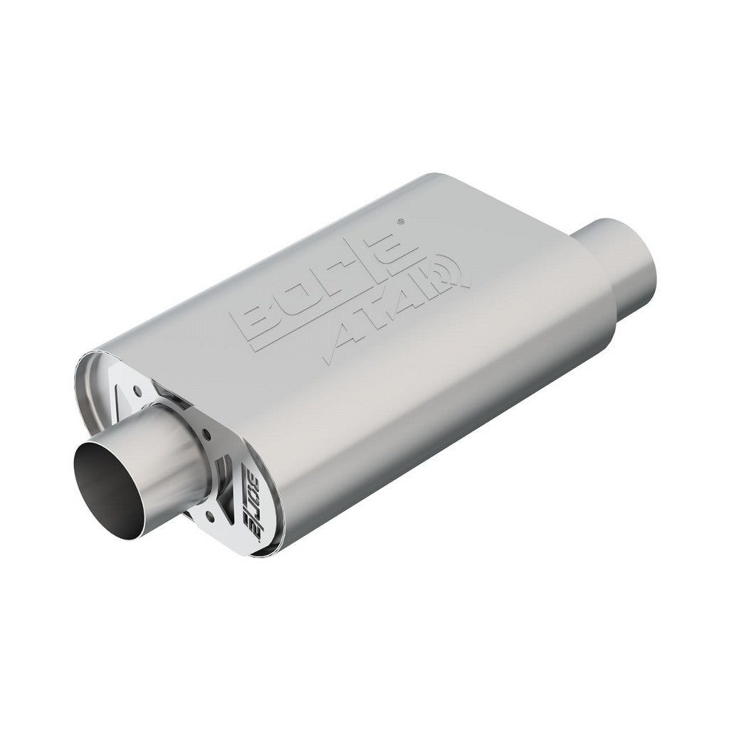 BORLA 400844 Crate Mufflers ATAK 3.0" x 3.0" GM Hot 350,383 CID Photo-0 