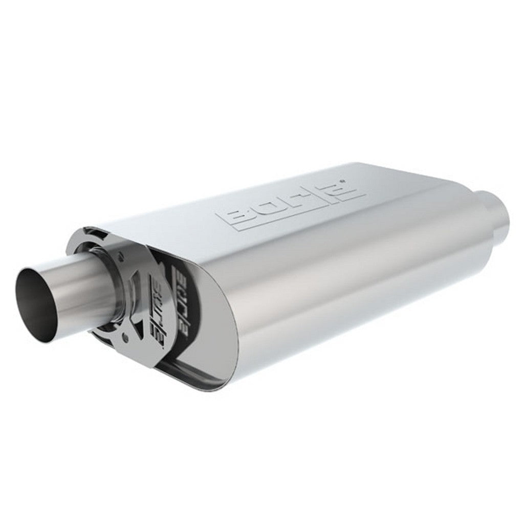 BORLA 400846 Crate Mufflers S-Type 2.25" x 2.25" GM Stock 283 / 327 / 350 CID Photo-0 