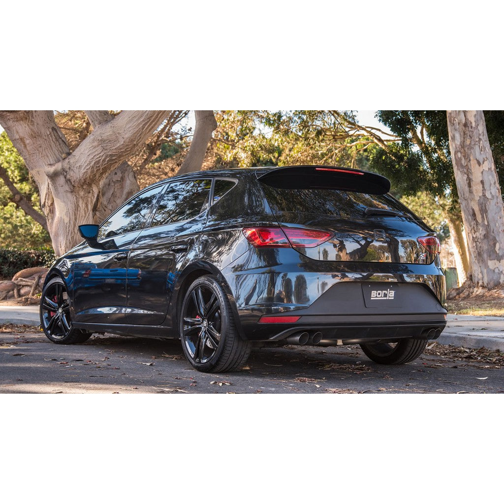 BORLA 140741SB Cat-Back "S-Type" 3" D RD AC 2.75" RD x 6.75" SEAT Leon Cupra 2.0L AT / MT Photo-1 