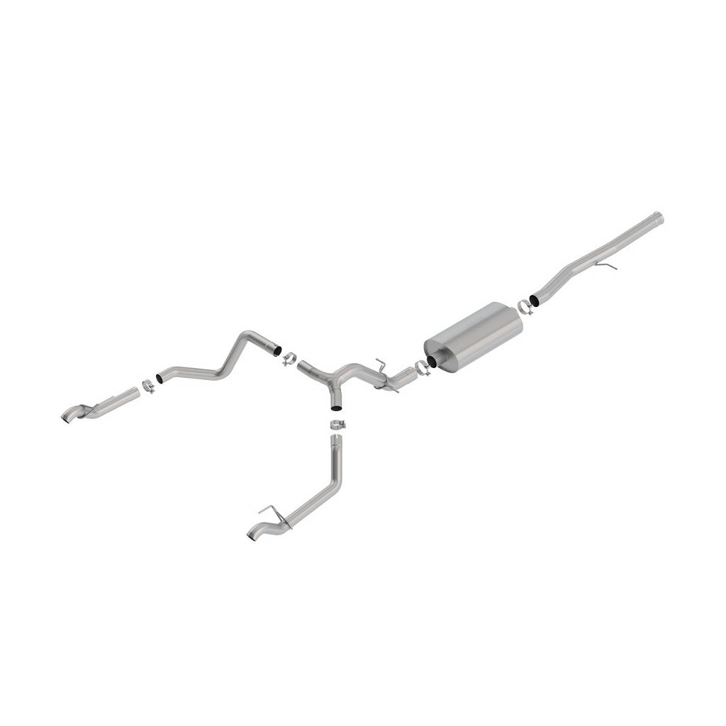 BORLA 140771 Cat-Back "Touring" 3.5", 2.75 CHEVROLET SILVERADO 1500 6.2L V8 AT Photo-0 