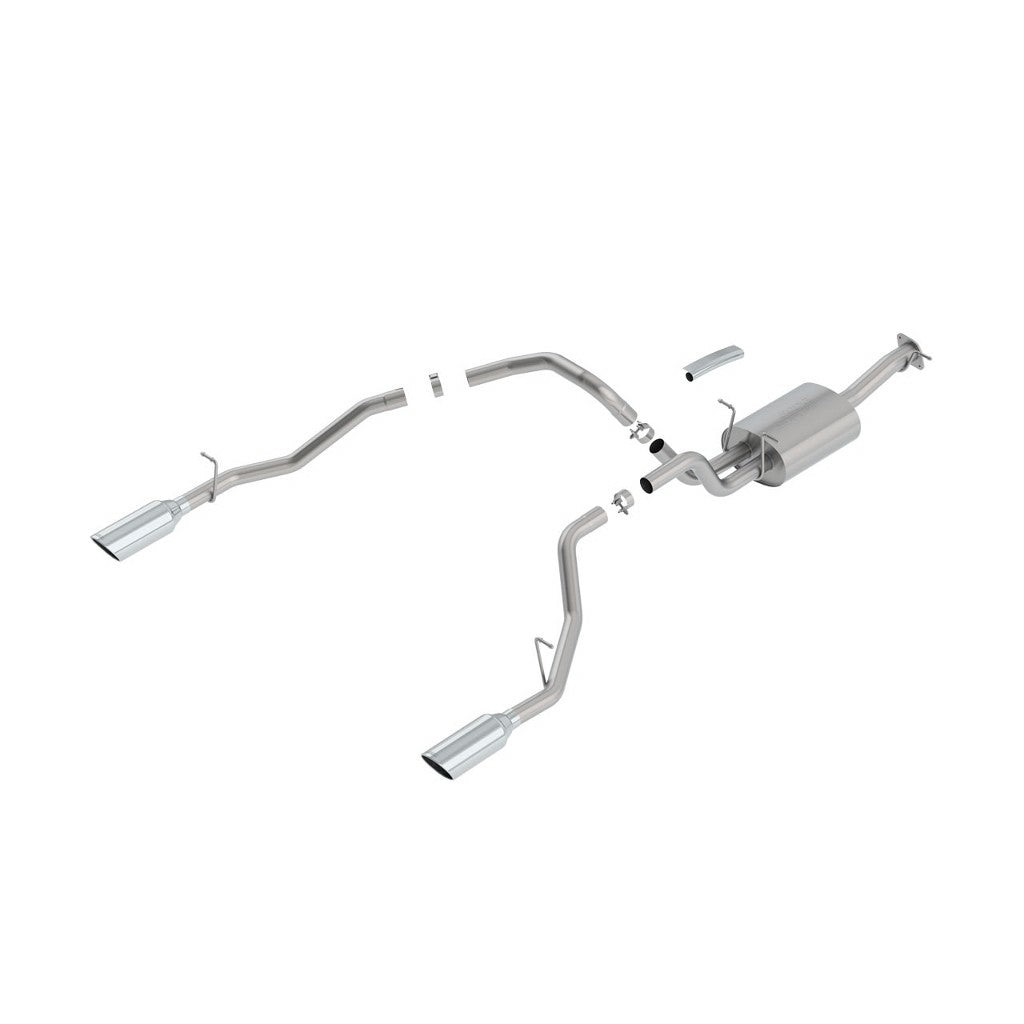 BORLA 140752 Cat-Back "S-Type" 3", 2.5" 5" RD x 15.25" RAM TRUCKS 1500 5.7L V8 AT Photo-0 