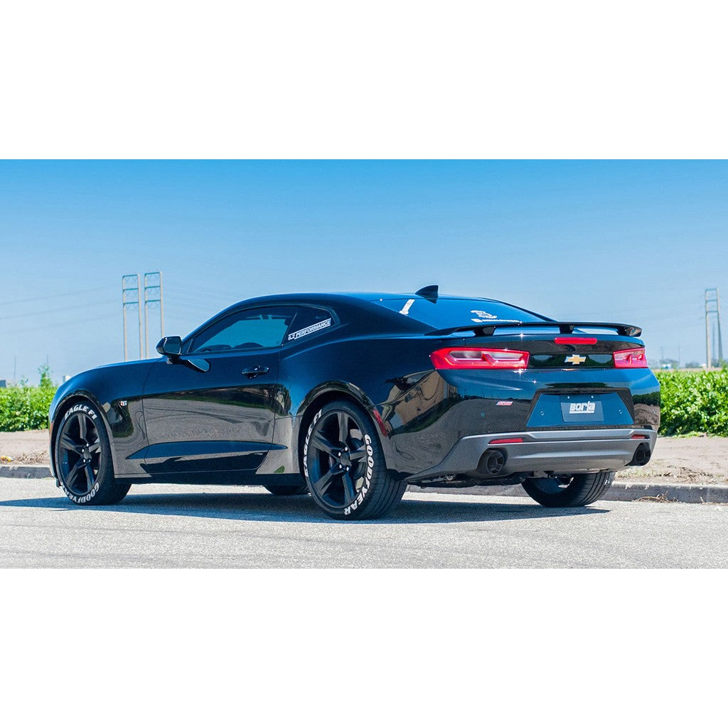 BORLA 11923CFBA Axle-Back "ATAK" 2.75, 2.5" S RD RL AC 4.5" RD x 5.75" CHEVROLET CAMARO V8 6.2L V8 AT / MT Photo-1 