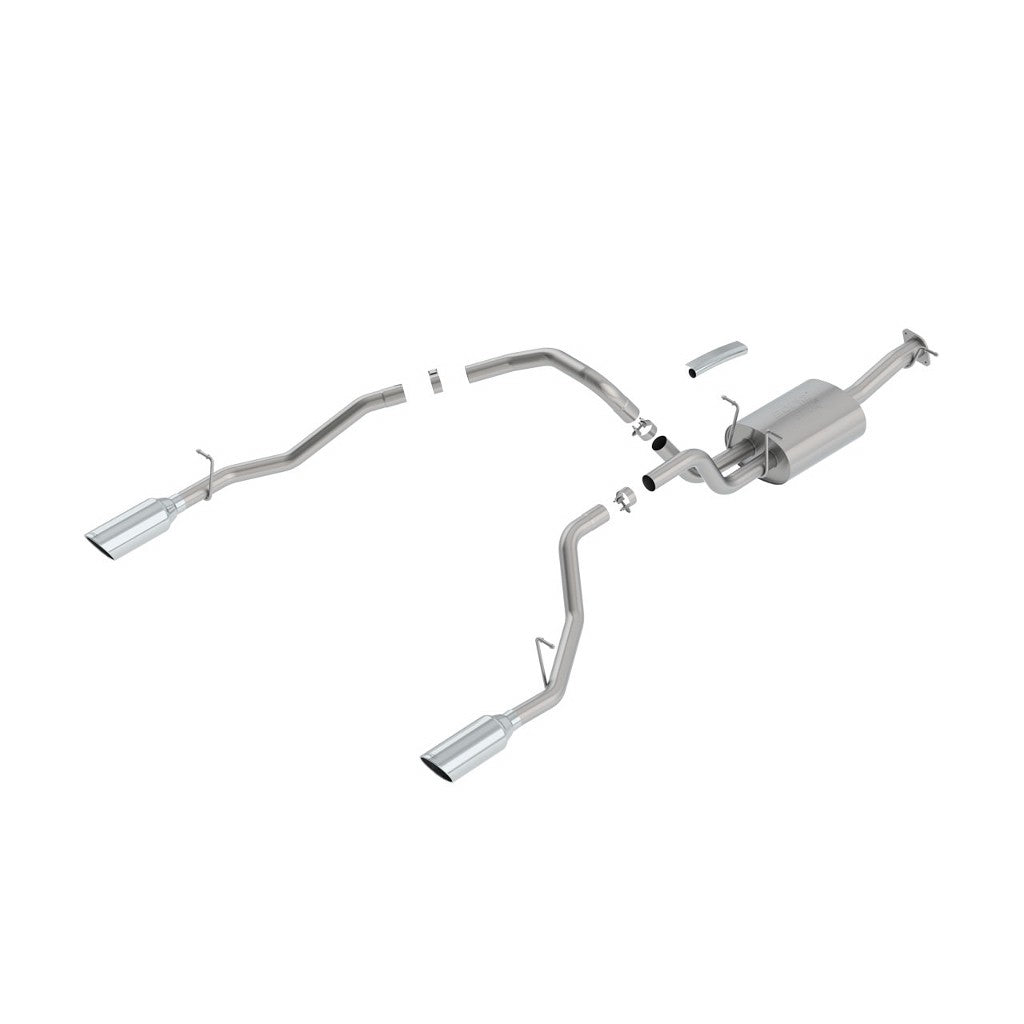 BORLA 140753 Cat-Back "ATAK" 3", 2.5" 5" RD x 15.25" RAM TRUCKS 1500 5.7L V8 AT Photo-0 