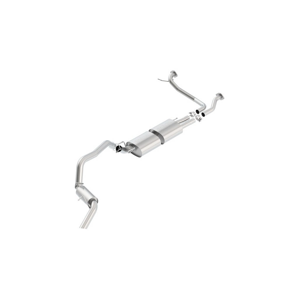 BORLA 130654 Cat-Back "Touring" 2.25",3.0" No Tip, Turn Down NISSAN PATROL 5.6L AT Photo-0 