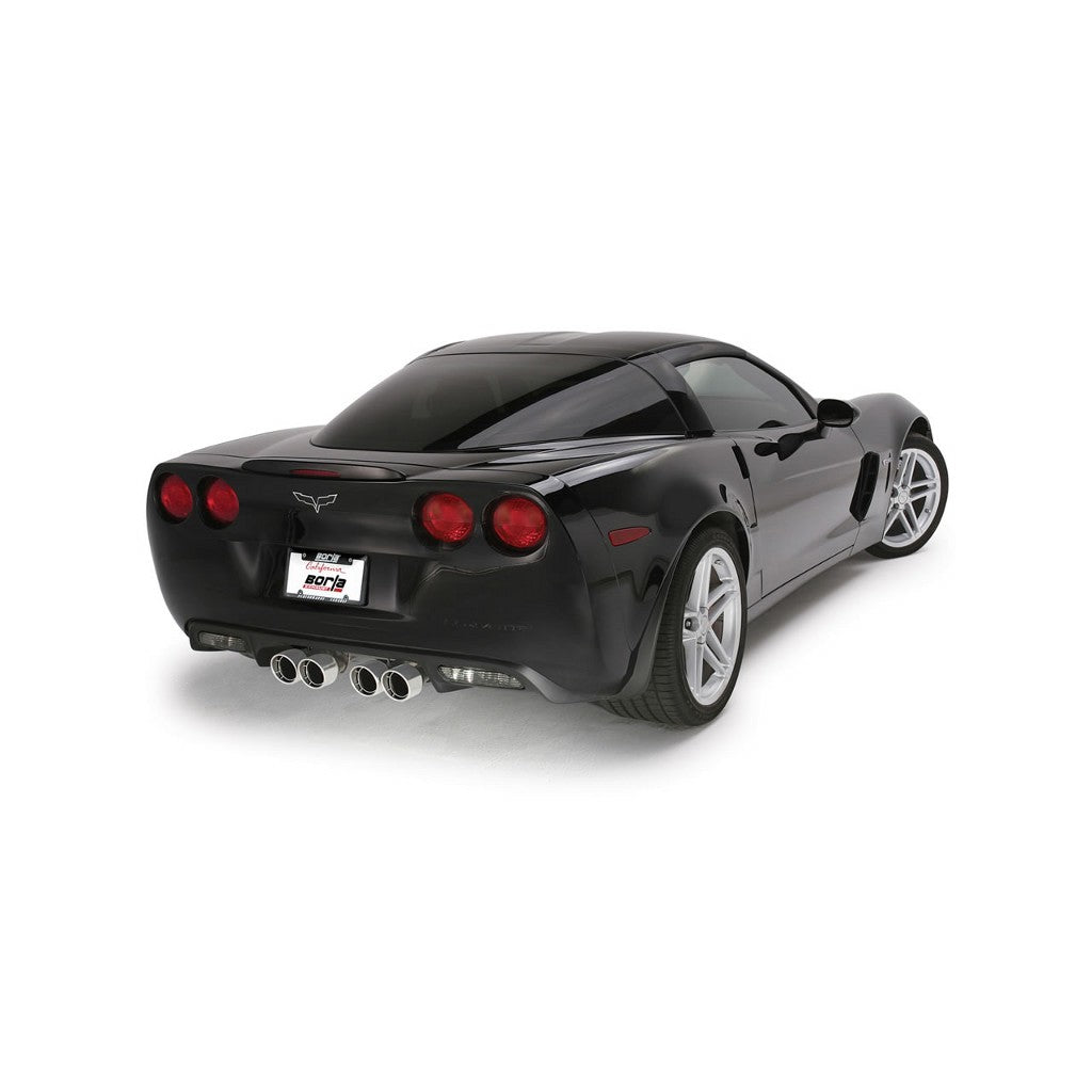 BORLA 11917 Axle-Back Exhaust System S-Type for CHEVROLET Corvette C6 Z06 / ZR1 V8 (6.2L / 7.0L) w/ MT, RWD 2006-2013 Photo-1 