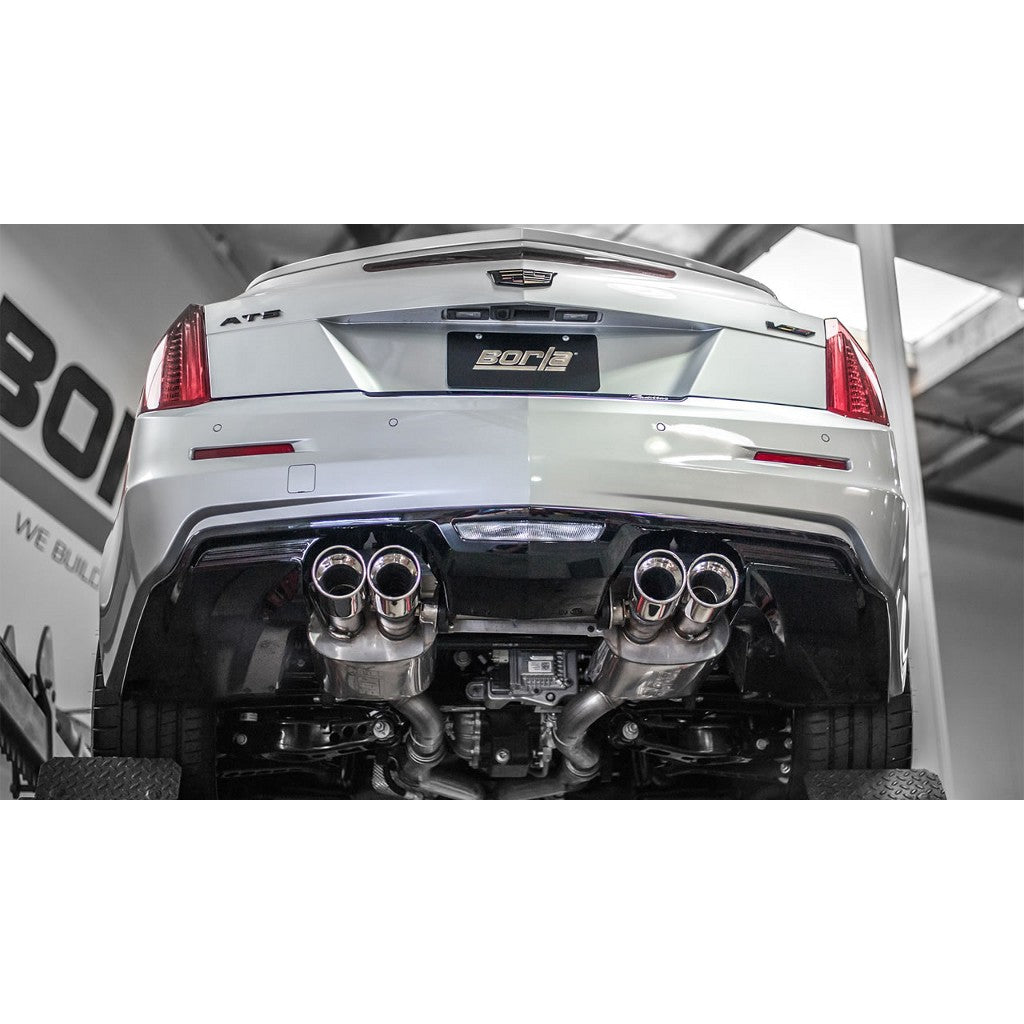 BORLA 140692 Cat-Back "S-Type" 2.75" D RD RL AC 4"RD x 6.25" CADILLAC ATS-V 3.6L TT V6 AT Photo-3 