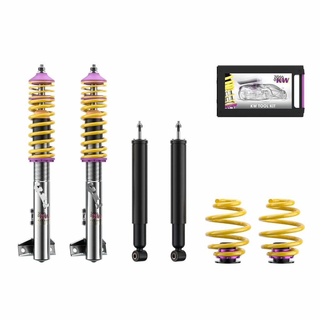 KW 10220013 Coilover Kit INOX V1 BMW 3er / 3-series Compact (E36); (3C, 3/C, 3/CG) Photo-0 
