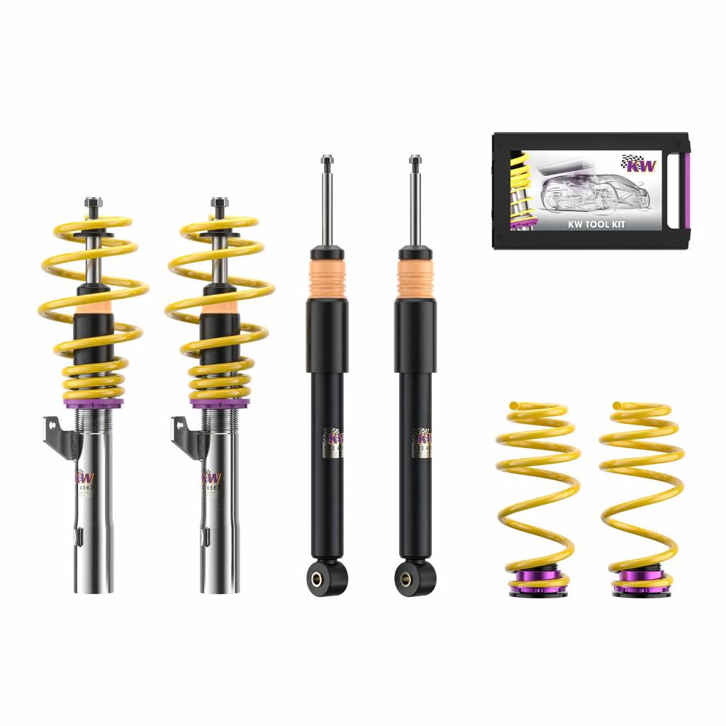 KW 10281031 Coilover Kit INOX V1 SEAT Leon; (1P) Photo-0 