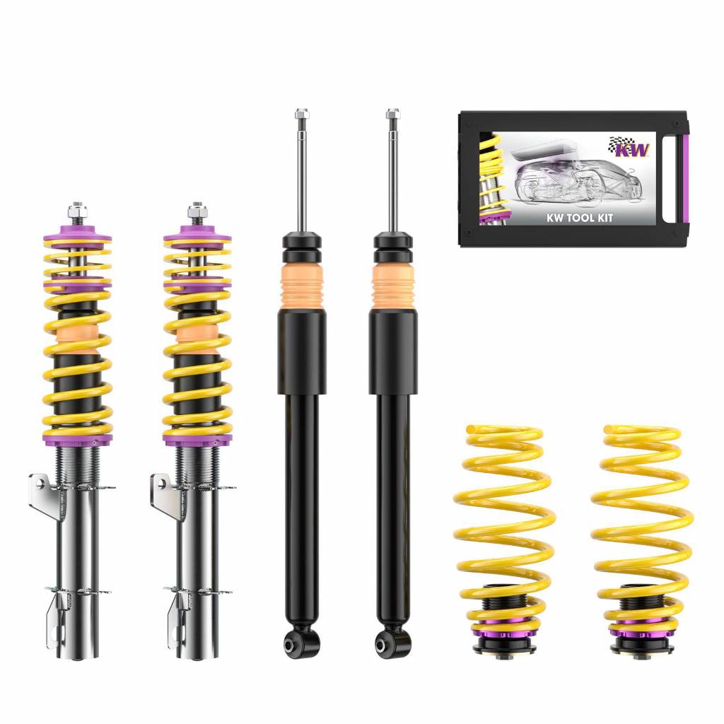 KW 10210005 Coilover Kit INOX V1 VW Golf IV; (1J) Photo-0 