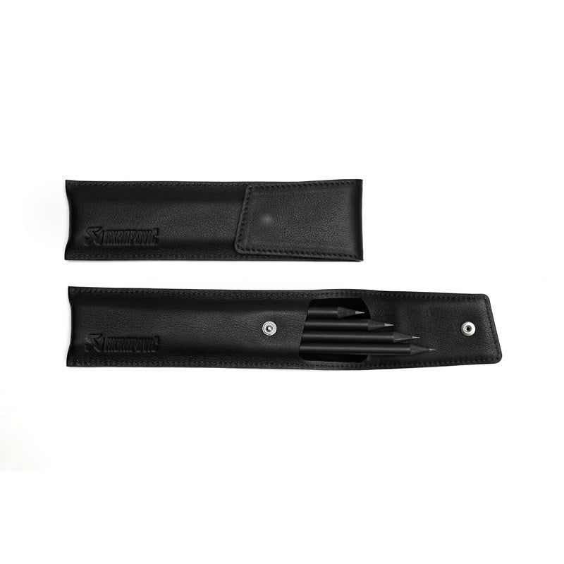 AKRAPOVIC 801726 Leather Pencil Case - black Photo-0 