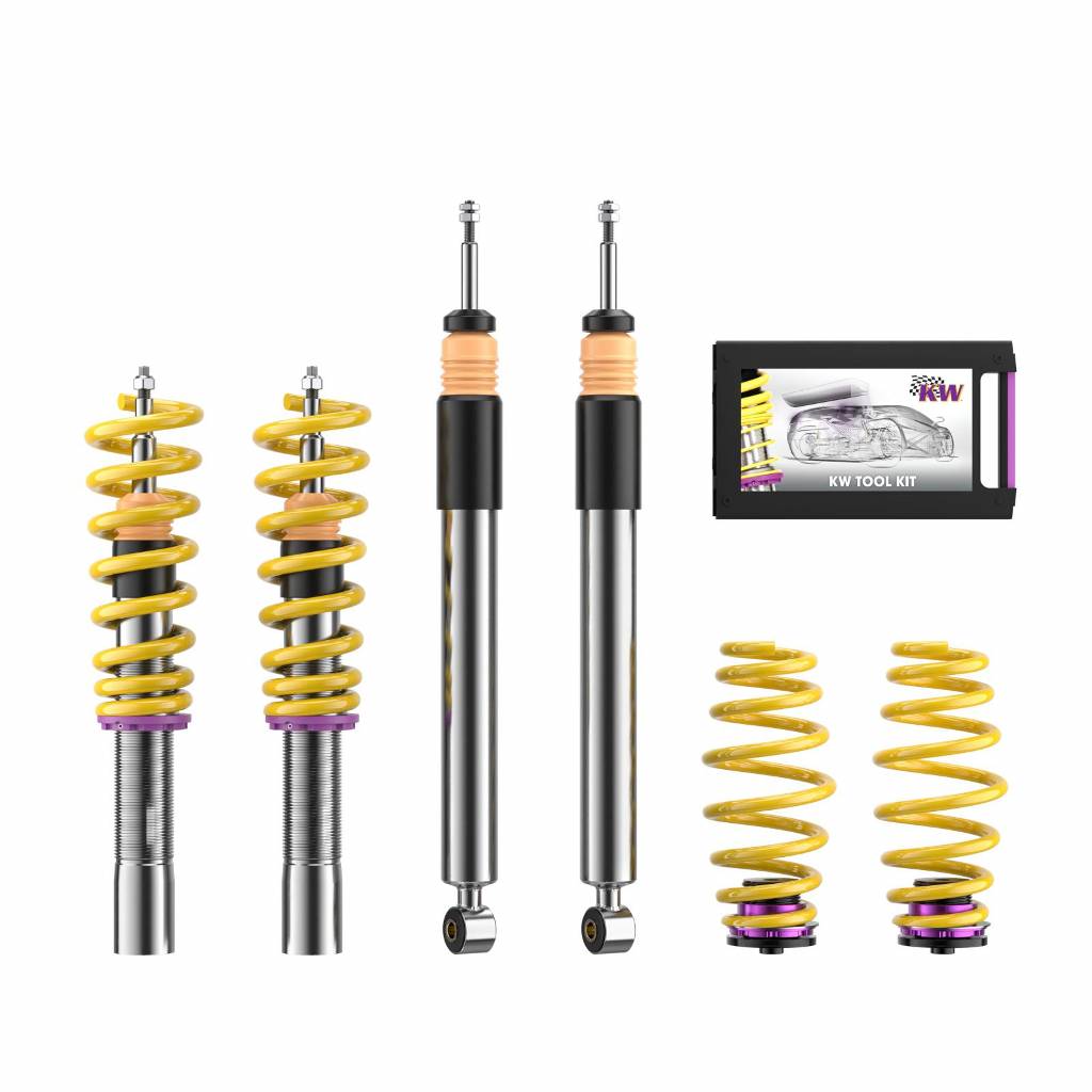 KW 18010075 Coilover Kit V2 COMFORT AUDI A4; (B8, B81) Photo-0 