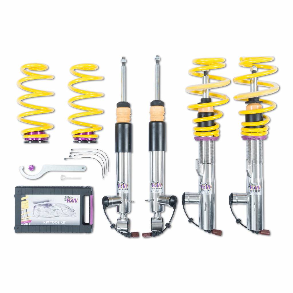 KW 39080004 Coilover Kit INOX DDC PLUG & PLAY VW Golf VI; (1K) 10/09- Photo-0 