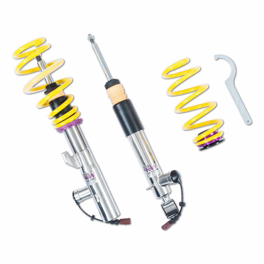 KW 39080004 Coilover Kit INOX DDC PLUG & PLAY VW Golf VI; (1K) 10/09- Photo-1 