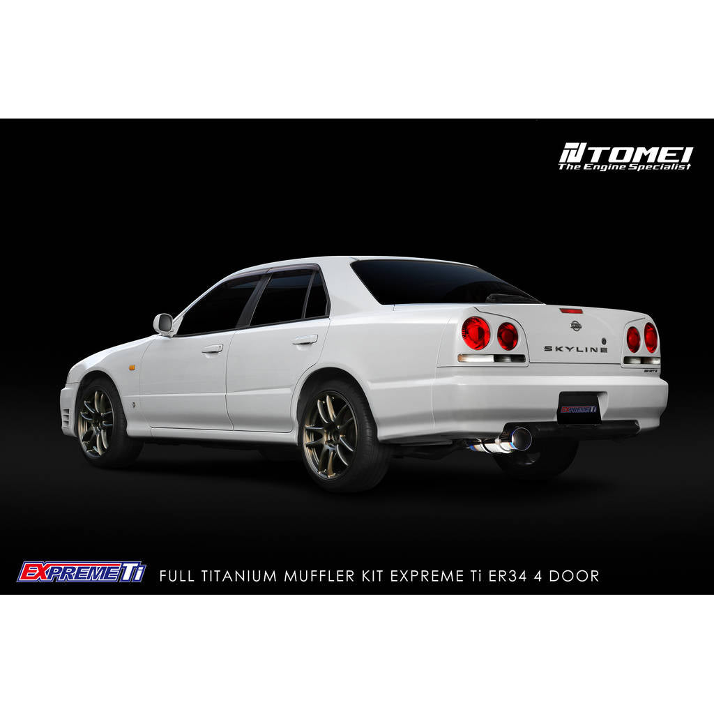 TOMEI TB6090-NS06B FULL TITANIUM MUFFLER KIT EXPREME Ti ER34 4 DOOR Photo-2 