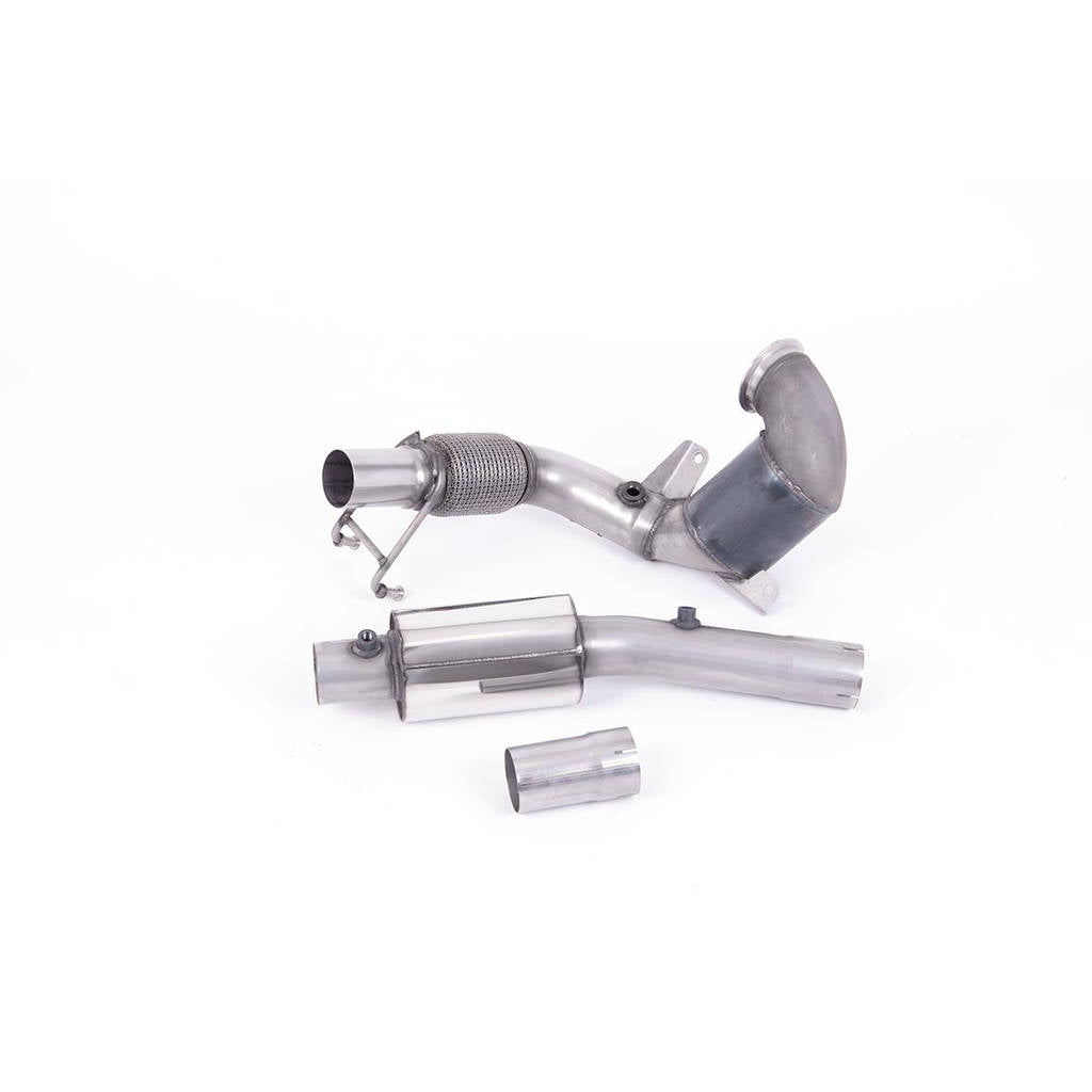 MILLTEK SSXVW553 Cast Downpipe with HJS High Flow Sports Cat AUDI A1 40TFSI 5 Door 2.0 (200PS) with OPF/GPF Photo-0 
