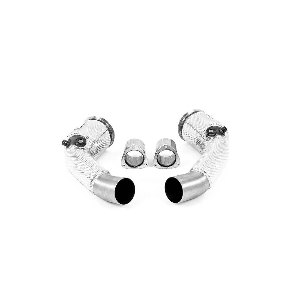 MILLTEK SSXAU871 Large-bore Downpipes and Cat Bypass Pipes AUDI RS6 C8 4.0 V8 bi-turbo (OPF/GPF Models) Photo-0 