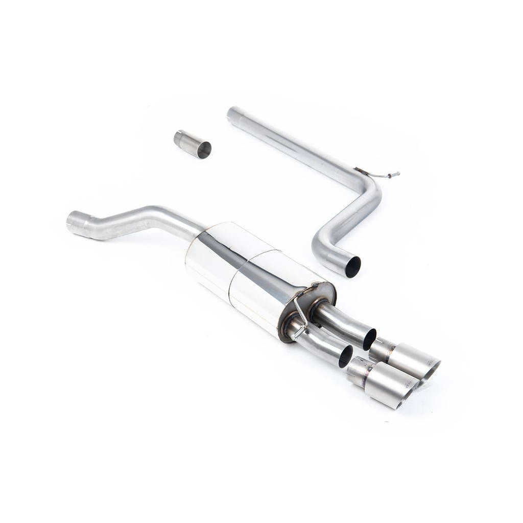 MILLTEK SSXVW558 Cat-back Twin 90mm GT90 VW Polo GTI 2.0 TSI (AW - 5 Door) - Non GPF/OPF Models Only Photo-0 