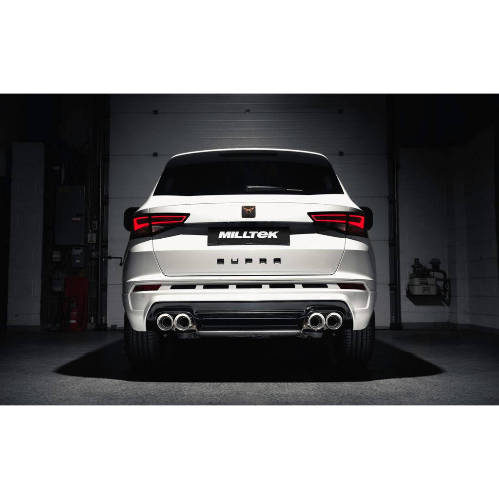MILLTEK SSXSE223 Cat-back Quad 100mm GT100 SEAT Ateca Cupra 300 4Drive (GPF/OPF Models Only) Photo-2 