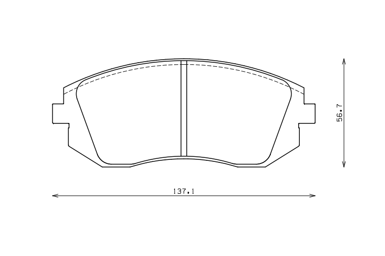 ENDLESS EP386MX72 Front brake pads SUBARU BRZ / FORESTER / IMPREZA / WRX / TOYOTA GT86 Photo-0 