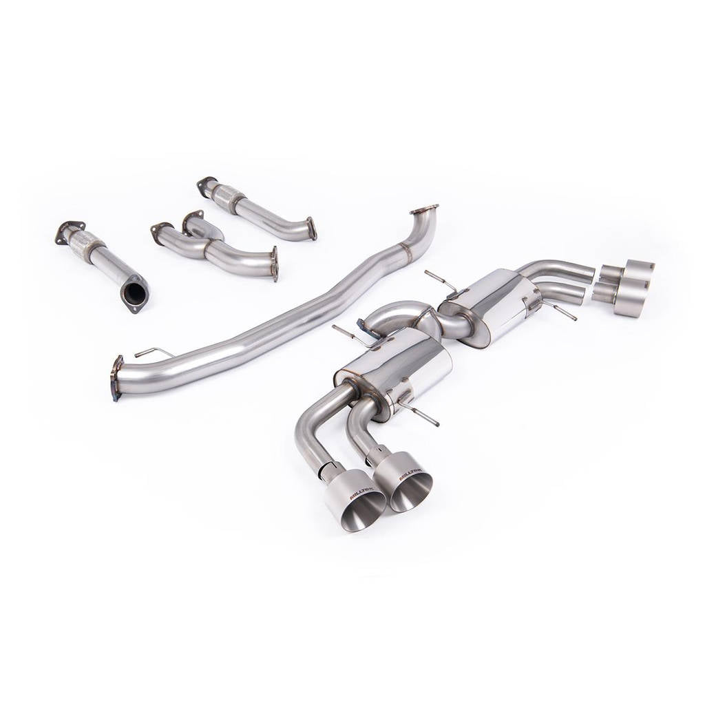 MILLTEK SSXNI026 Primary Cat-back Quad 127mm GT127 NISSAN GT-R R35 Photo-1 
