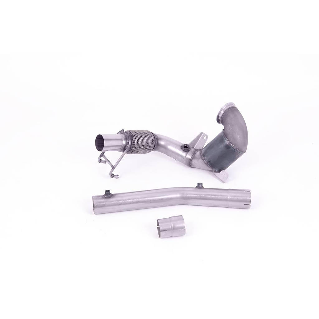 MILLTEK SSXVW563 Cast Downpipe with HJS High Flow Sports Cat AUDI A1 40TFSI 5 Door 2.0 (200PS) with OPF/GPF Photo-0 