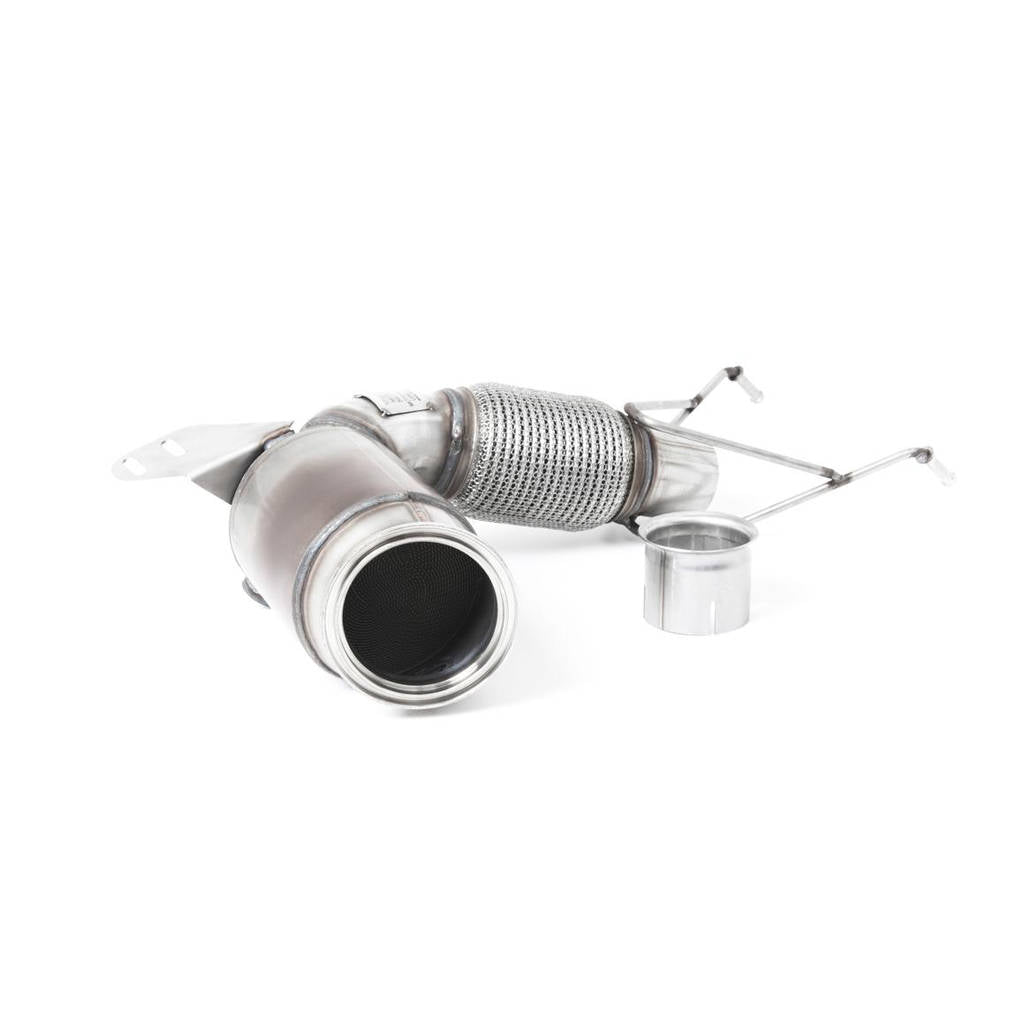MILLTEK SSXM451 Large Bore Downpipe and Hi-Flow Sports Cat MINI Mk3 (F55) MINI COOPER S 2.0 Turbo LCI with GPF/OPF Only Photo-0 